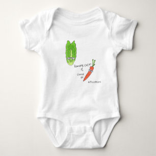 Body Para Bebé Romaine Calm and Carrot en una pieza