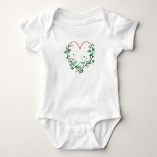 Body Para Bebé romance con la naturaleza del corazón tendril