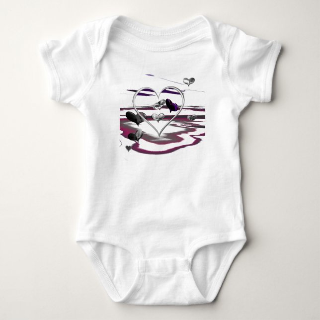 Body Para Bebé Romance futurista (Anverso)