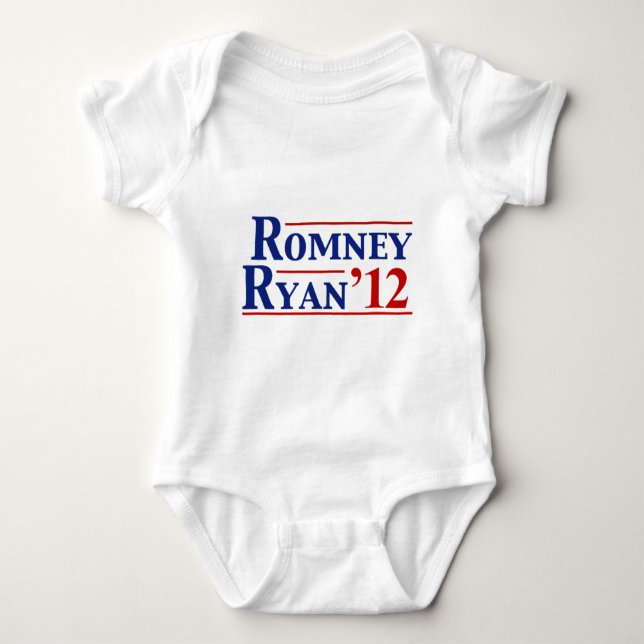 Body Para Bebé Romney Ryan 2012 (Anverso)
