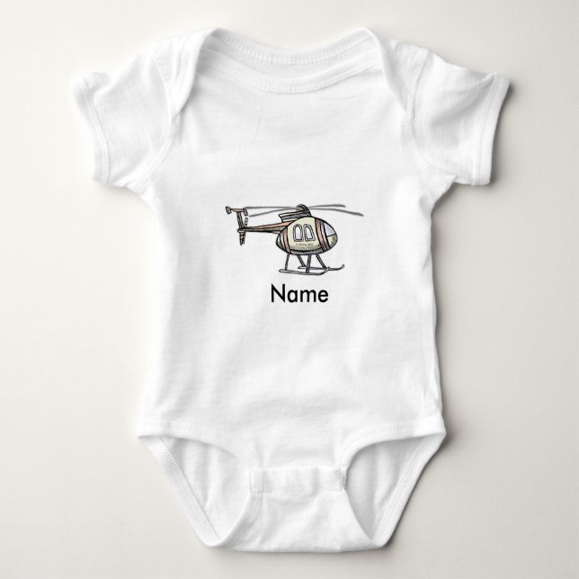 Body Para Bebé Rompedor de bebé helicóptero agitado (Anverso)