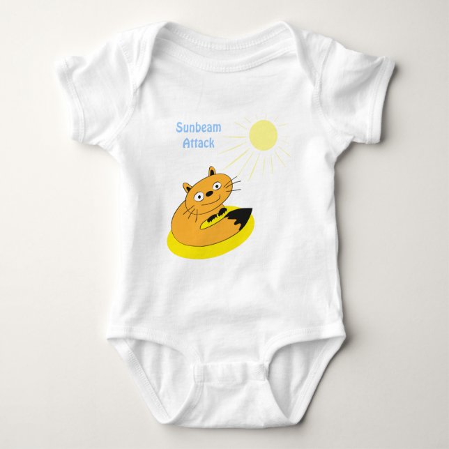 Body Para Bebé Romper ataque Sunbeam - Personalizadas (Anverso)