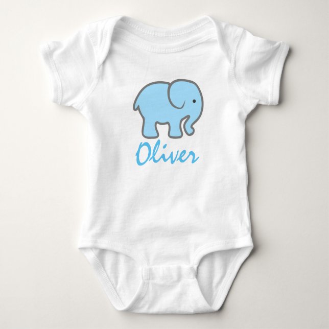 Body Para Bebé Romper "Olifant". (Anverso)