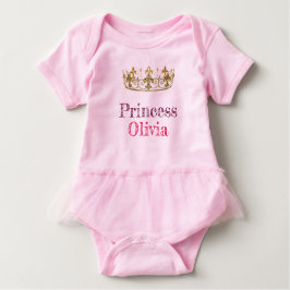 Body Para Bebé Romper "Princess Olivia".