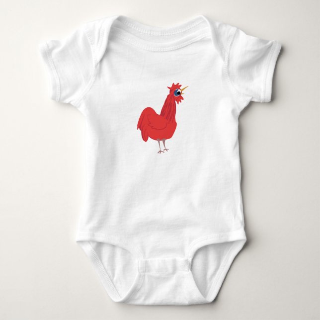 Body Para Bebé Rooster (Anverso)