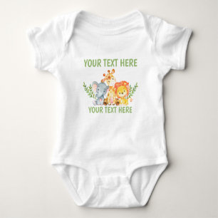 Body Para Bebé Ropa animal del bebé del mono del parque zoológi