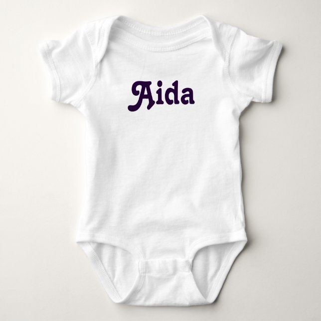 Body Para Bebé Ropa Bebé Aida (Anverso)