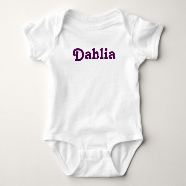 Body Para Bebé Ropa bebé Dahlia (Anverso)
