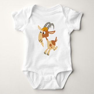 Body Para Bebé Ropa corriente del bebé de la cabra del dibujo