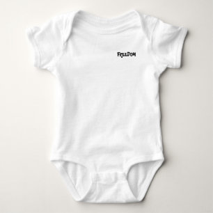 Body Para Bebé Ropa de bebé con el logo de la libertad