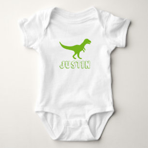 Body Para Bebé Ropa de bebé de dinosaurios personalizada con nomb