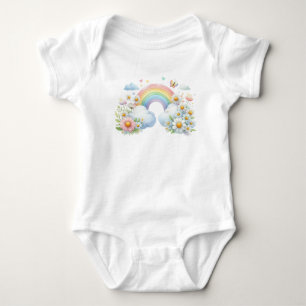 Body Para Bebé Ropa de bebé de primavera pastel