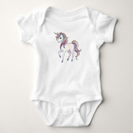 Body Para Bebé Ropa de bebé de unicornio mágica y adorable - capr