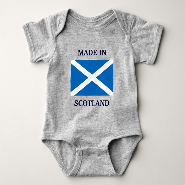 Body Para Bebé Ropa de bebé hecha en Escocia para personalizados (Anverso)