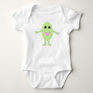 Body Para Bebé Ropa de Bebé Orgánico de Uva Verde Feliz