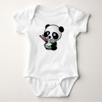 Ropa de bebé. Panda.