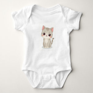 Body Para Bebé Ropa de bebé (un gato lindo)
