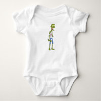 Ropa de bebé. Zombie.