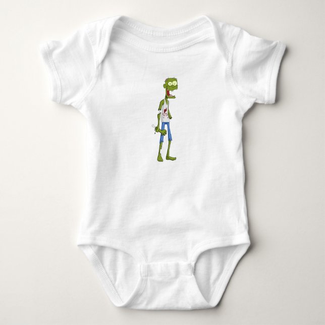 Body Para Bebé Ropa de bebé. Zombie. (Anverso)