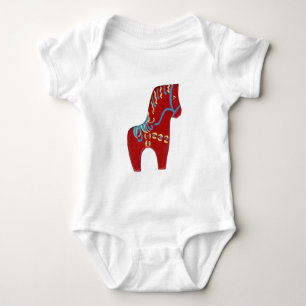 Body Para Bebé Ropa de caballo Red Dala