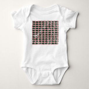 Body Para Bebé Ropa de corazones y flores.