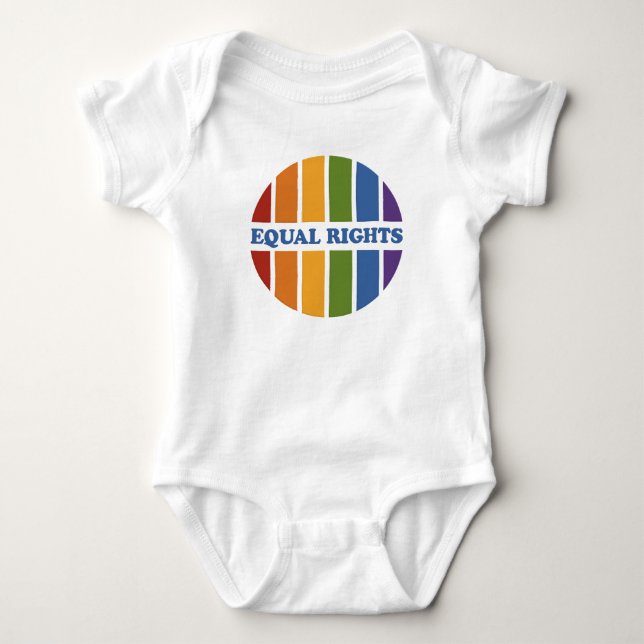 Body Para Bebé Ropa de igualdad de derechos (Anverso)