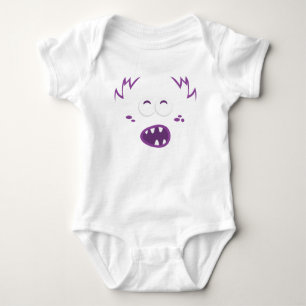 Body Para Bebé Ropa de los niños de los Monstruos Púrpura