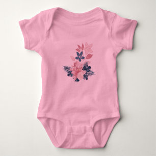 Body Para Bebé Ropa de mujer de flor de verano