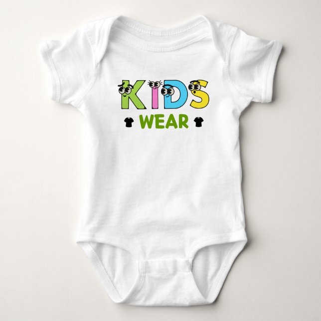 Body Para Bebé Ropa de niños (Anverso)