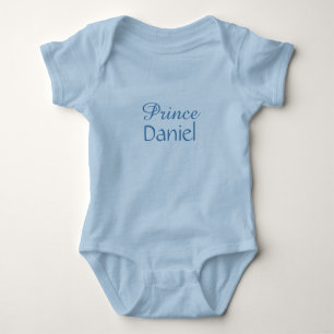 Body Para Bebé Ropa de nombre personalizado "Prince"