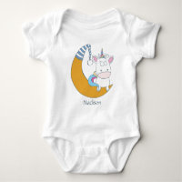 Ropa de nombres personalizados de unicornio