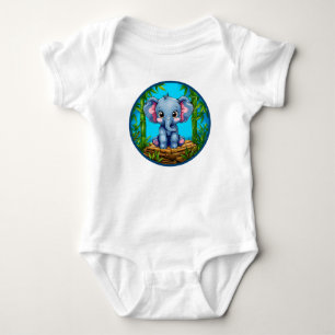 Body Para Bebé 🐘 Ropa de regalo para bebé elefante lindo ✨