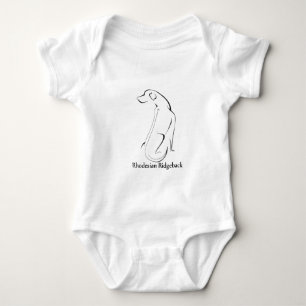 Body Para Bebé Ropa de Rhodesian Ridgeback
