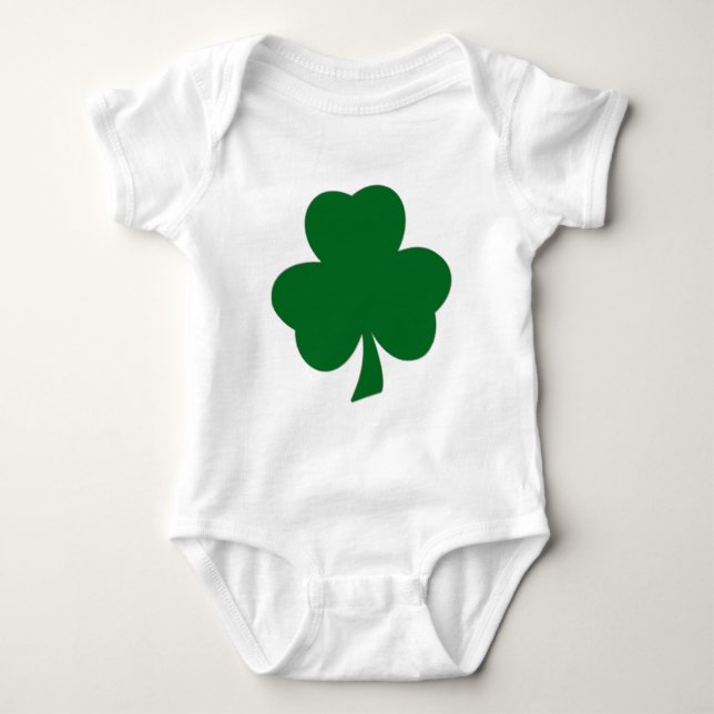Body Para Bebé Ropa de Shamrock para bebés (Anverso)