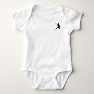 Body Para Bebé Ropa de tenis para bebé con pequeño logo de un jug