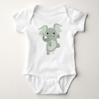 Body Para Bebé Ropa del bebé del elefante del dibujo animado del