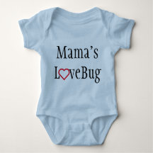 Ropa del bebé - LoveBug de mamá - azul