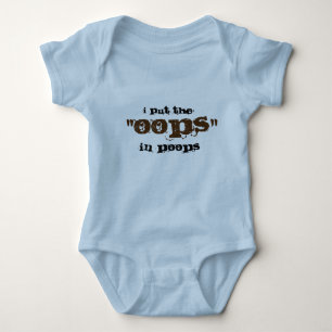 Body Para Bebé Ropa del bebé - puse oops en impulsos