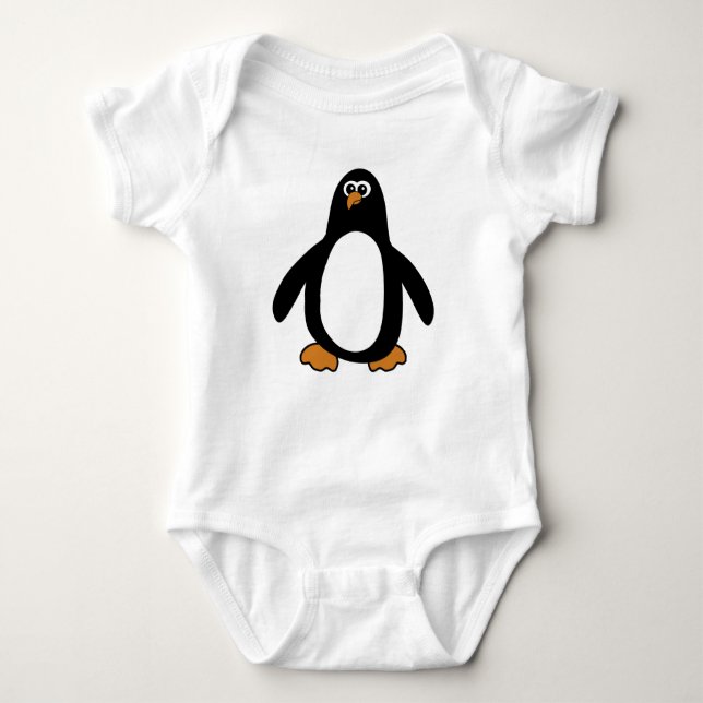 Body Para Bebé Ropa del niño del pingüino (Anverso)
