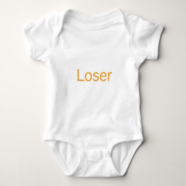 Body Para Bebé Ropa del perdedor (Anverso)