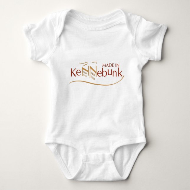 Body Para Bebé Ropa - hecha en Kennebunk (Anverso)