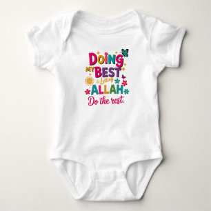 Body Para Bebé Ropa infantil islámica de camiseta