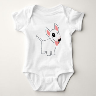 Body Para Bebé Ropa linda del bebé de bull terrier del dibujo