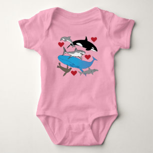 Body Para Bebé Ropa para bebés, una pieza, vida marina