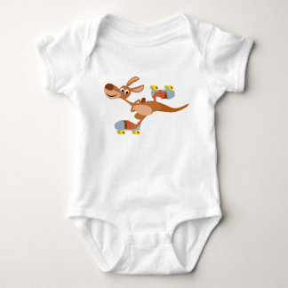Body Para Bebé Ropa patinadora del bebé del canguro del dibujo