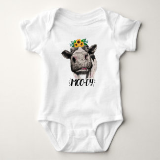Body Para Bebé Ropa Temática De La Vaca Moody Para El Recién Naci