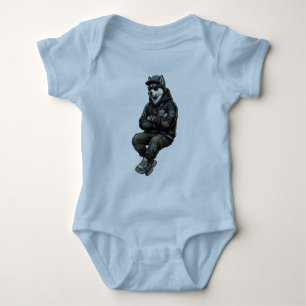 Body Para Bebé ropa urbana de lobo
