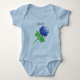 Body Para Bebé Rosa Azul Asombrosa