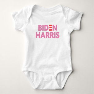 Body Para Bebé Rosa de apoyo electoral Biden / Harris