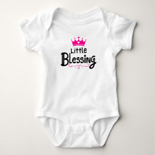 Body Para Bebé Rosa dulce "Pequeña Bendición"